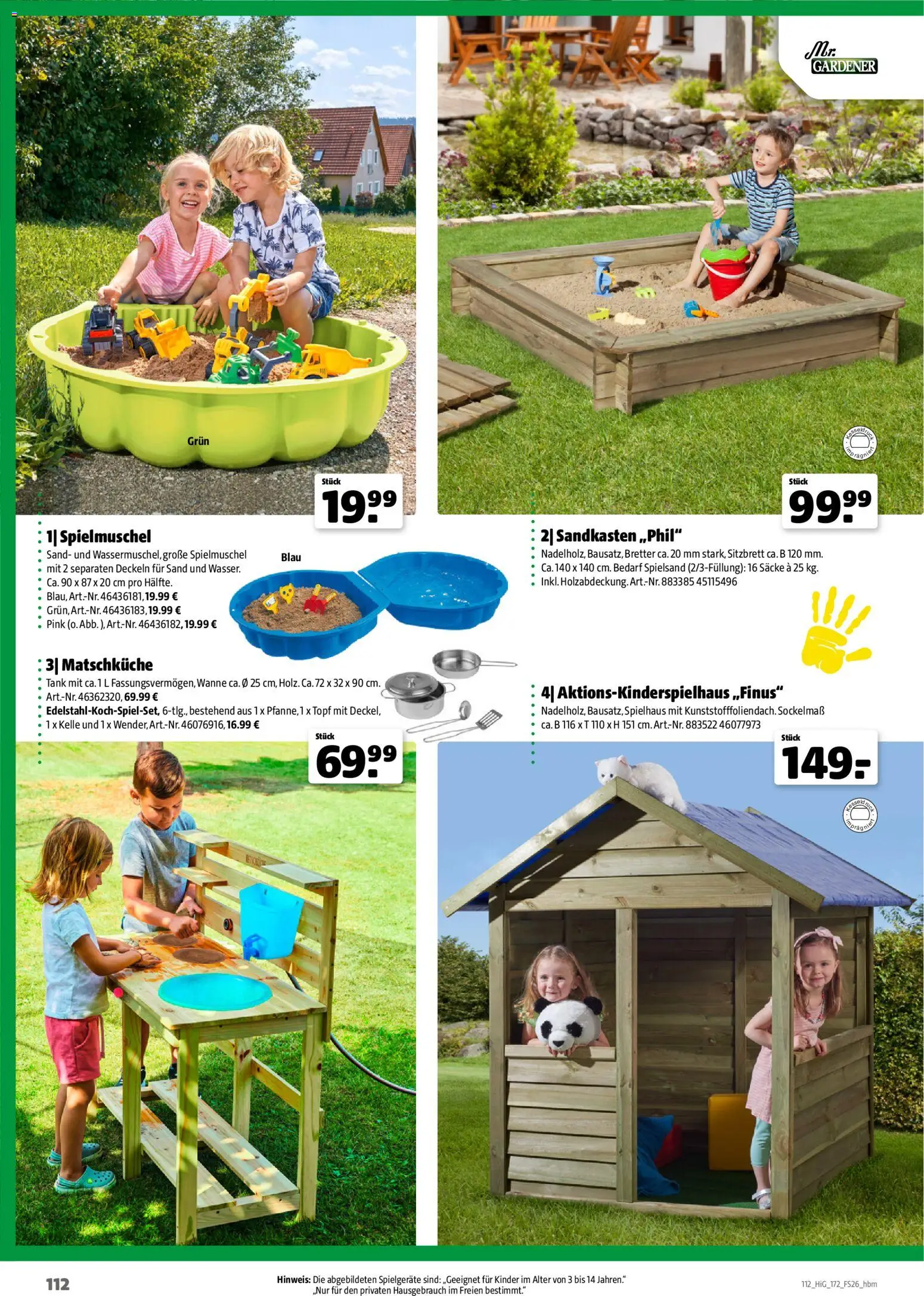 Hagebau Gartengestaltungsortiment – gültig ab 02.03.2026 | Seite: 112