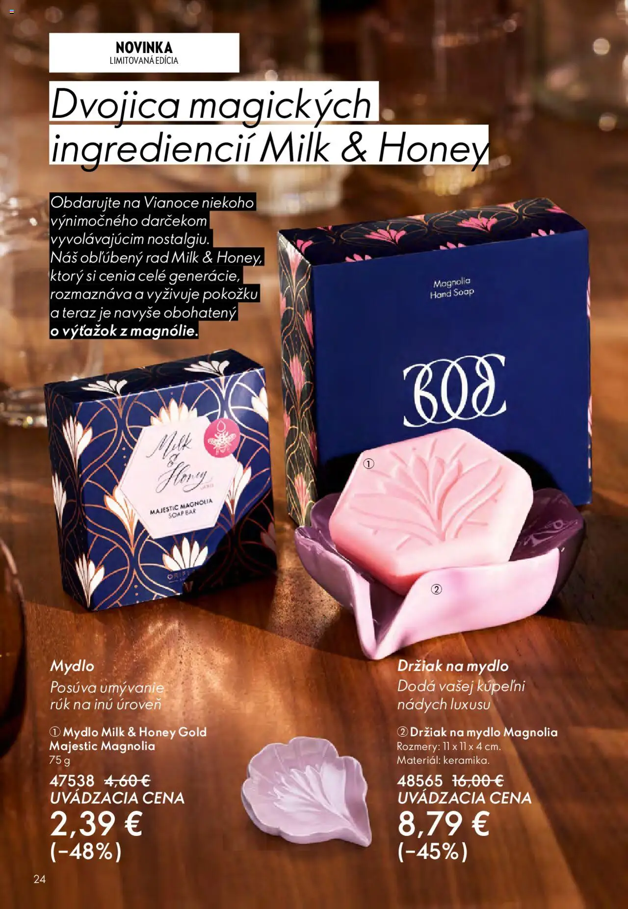 Nové Oriflame akcie – leták je platný od 12.11.2025 | Strana: 24 | Produkty: Mydlo