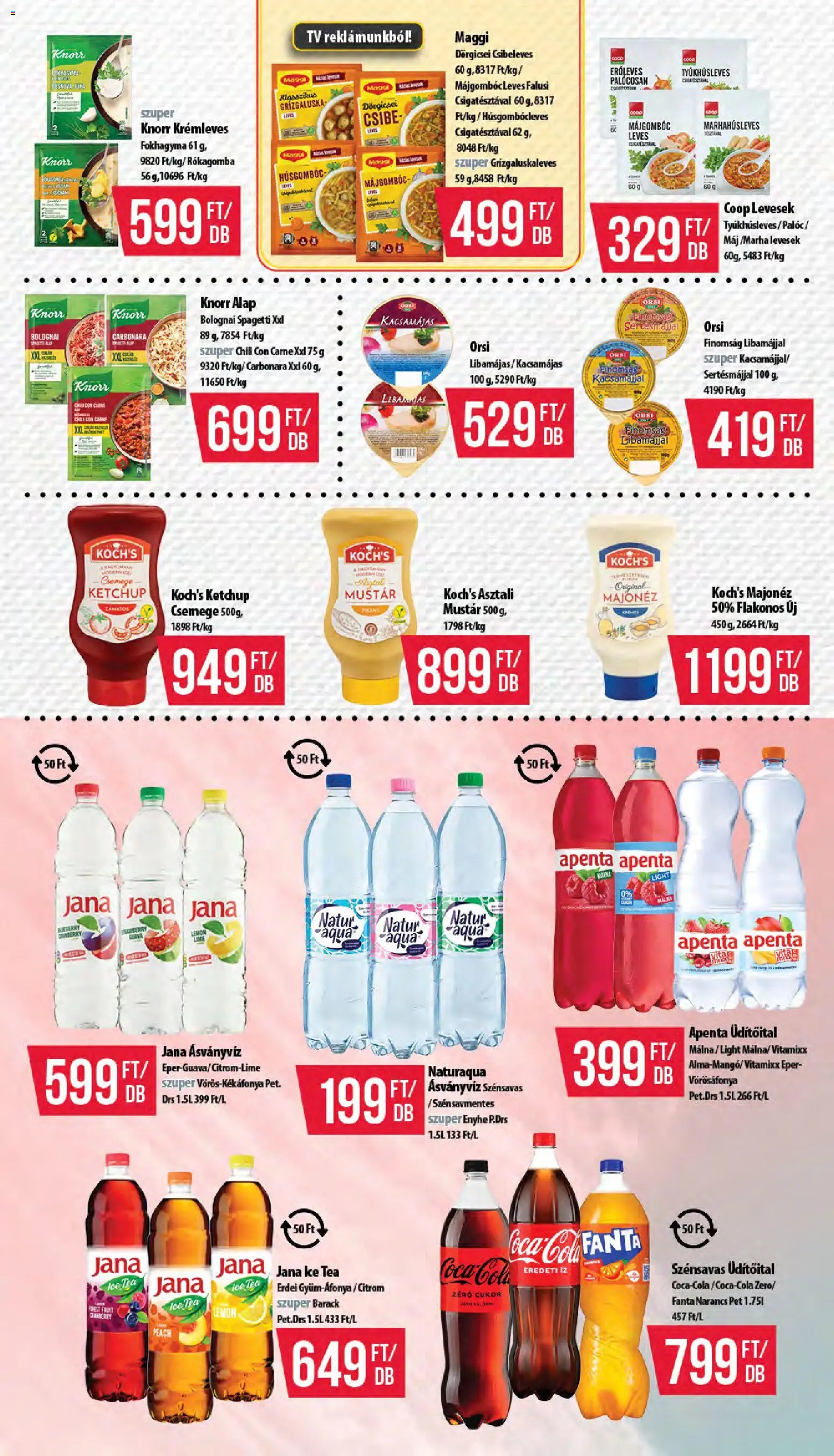 COOP akciós ujság - amely érvényes a következő dátumtól: 12.02.2026 | Oldal: 8 | Termékek: Chili, Málna, Spagetti, Cukor