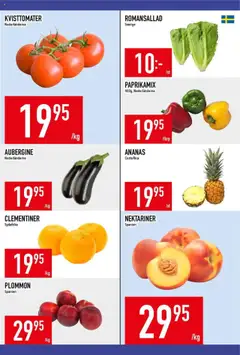 Matdax reklamblad aktuell från 04.08.2025 | Sida: 12 | Produkter: Plommon, Romansallad, Ananas, Aubergine