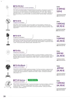 Náhled letáku Expert elektro katalog - ECG - Malé domácí spotřebiče od 01.10.2024 | Strana: 38 | Produkty: Hodiny, Madlo, Ventilátor, LED