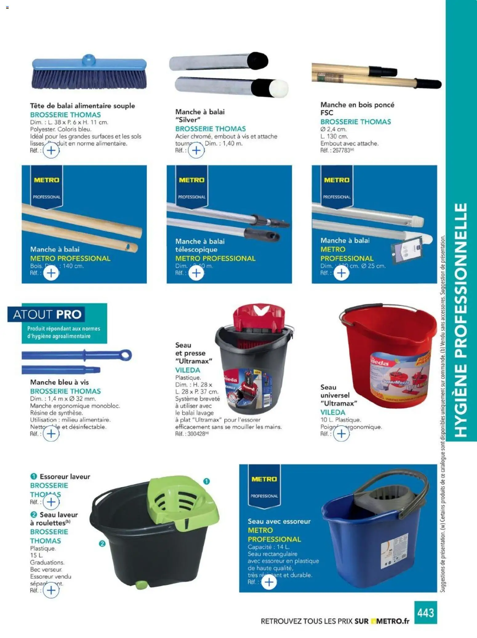 {H1} | Page: 443 | Produits: Balai, Vileda