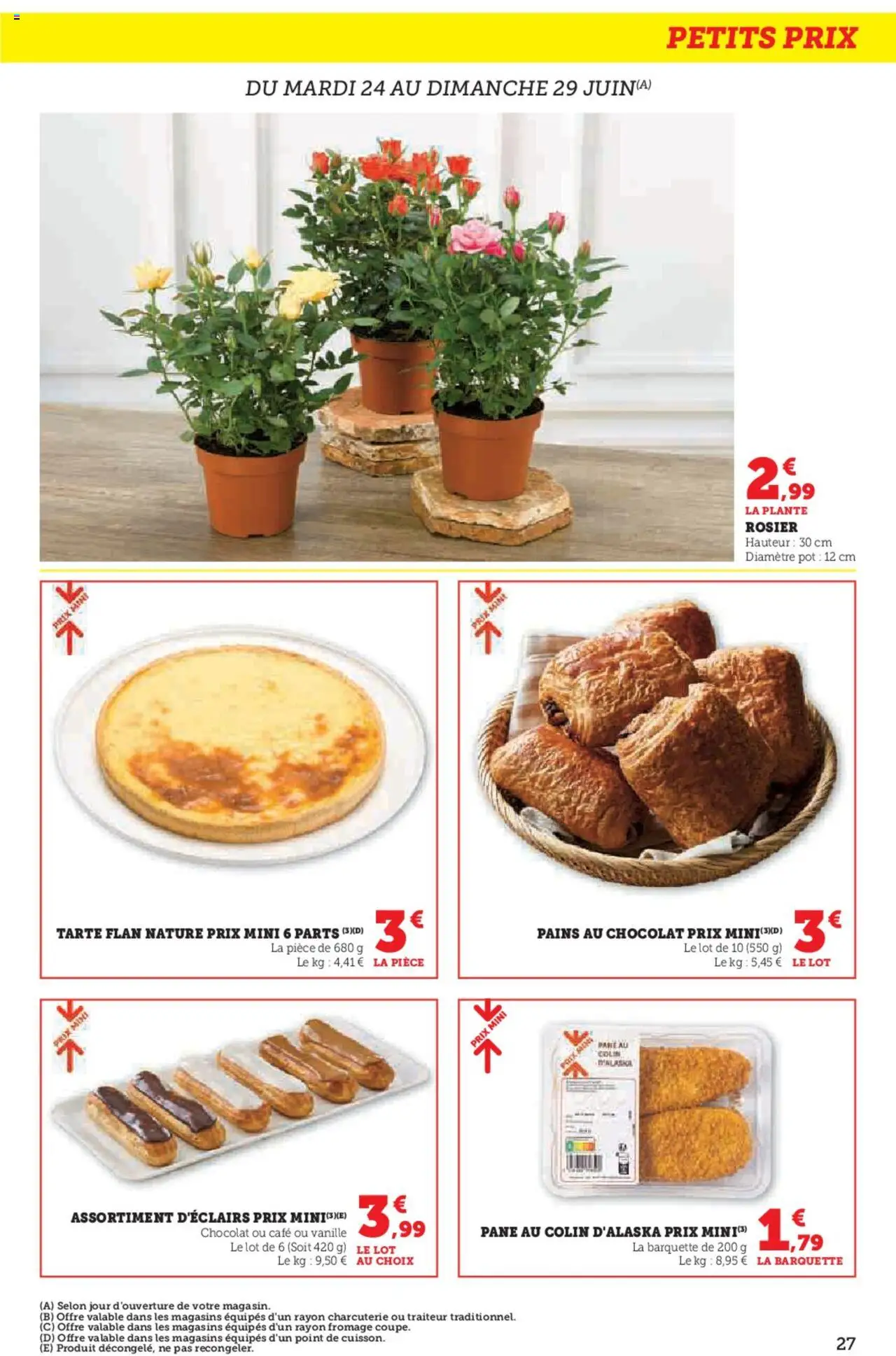  | Page: 27 | Produits: Rosier, Fromage, Café, Chocolat