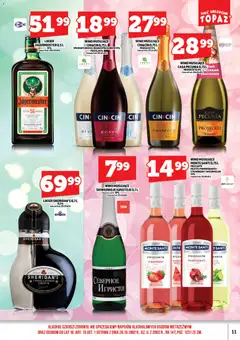 Pogląd oferty "Topaz gazetka alkoholowa" - ważna od 01.04.2026 | Strona: 13 | Produkty: Monte Santi, Jagermeister, Wino, Alkohol
