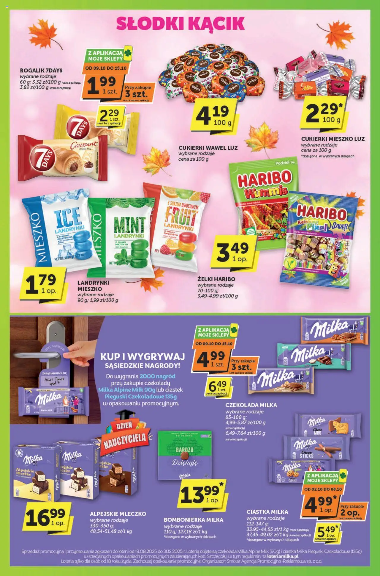 ABC Gazetka - Sprawdź, co więcej od 02.10.2025 | Strona: 5 | Produkty: Czekolady milka, Milka, Cukierki, Ciastka