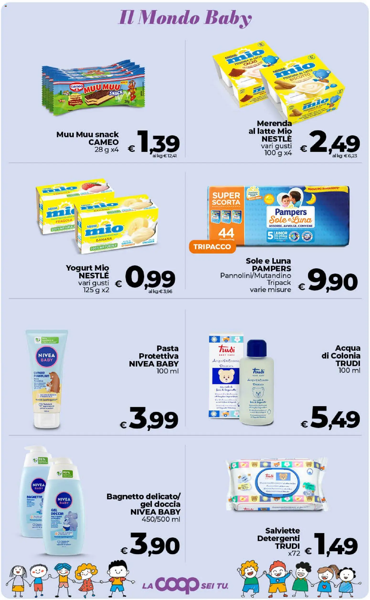 Volantino Ipercoop del 24.02.2026 | Pagina: 43 | Prodotti: Latte, Bagnetto, Cacao, Doccia