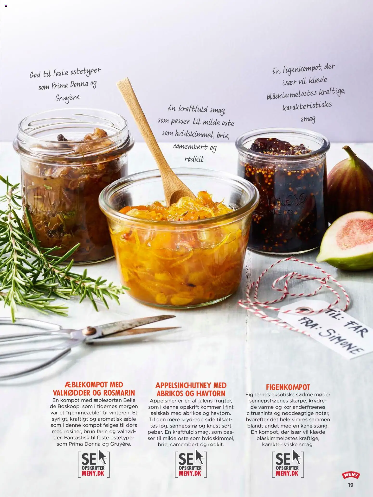 Meny tilbudsavis – gyldig fra 28.11.2025 | Side: 19 | Produkter: Camembert, Appelsiner, Valnødder, Brun farin