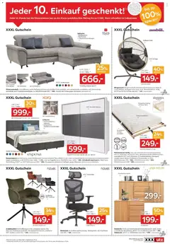 XXXLutz Glücksrad ab 19.02.2026 gültig | Seite: 3 | Produkte: Matratze, Kissen, Kommode, Korb