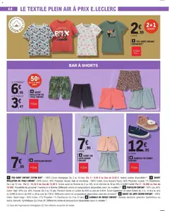 E.Leclerc - Prévisualisation de PANTALON ENFANT, 55% Lin, 45% Coton. Kaki: 55% Lin, 45% Viscose. Du 3 au 12 ans. valide à partir de 14.04.2026 | Page: 44