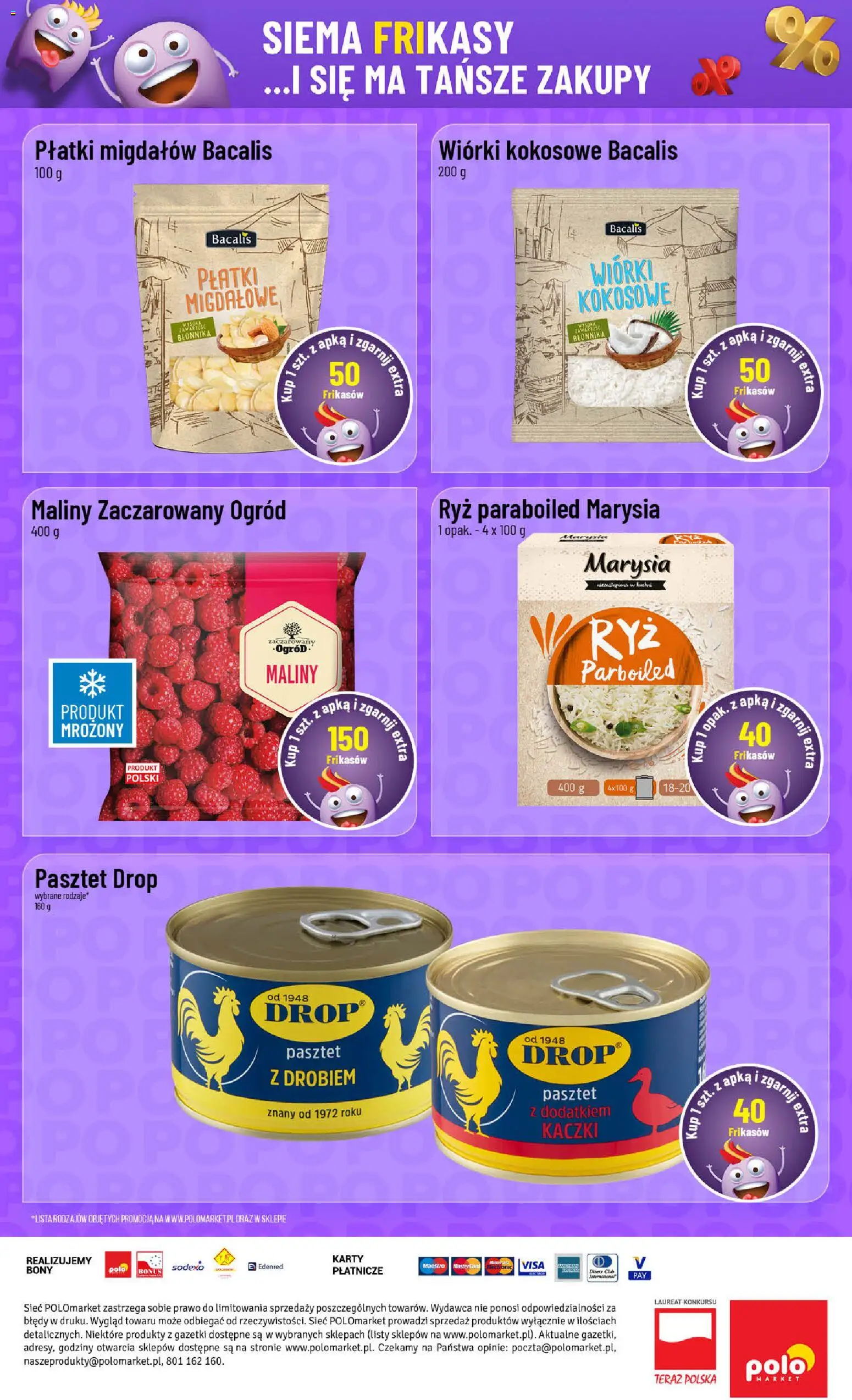 POLOmarket gazetka - Frikasowe Hity od 29.04.2026 | Strona: 14 | Produkty: Maliny, Wiórki kokosowe, Ryż, Płatki