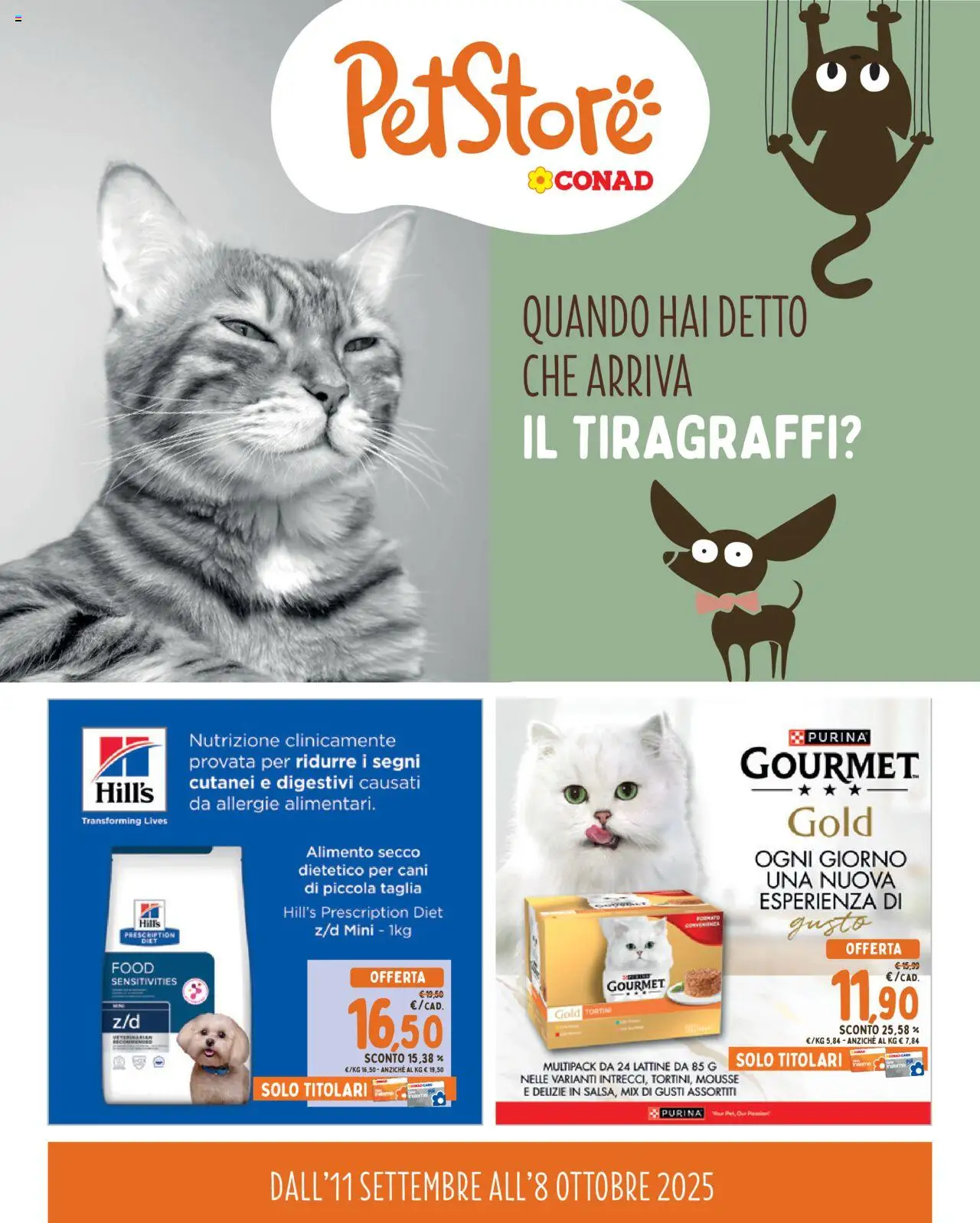 Volantino Conad del 11.09.2025 | Pagina: 1 | Prodotti: Tiragraffi