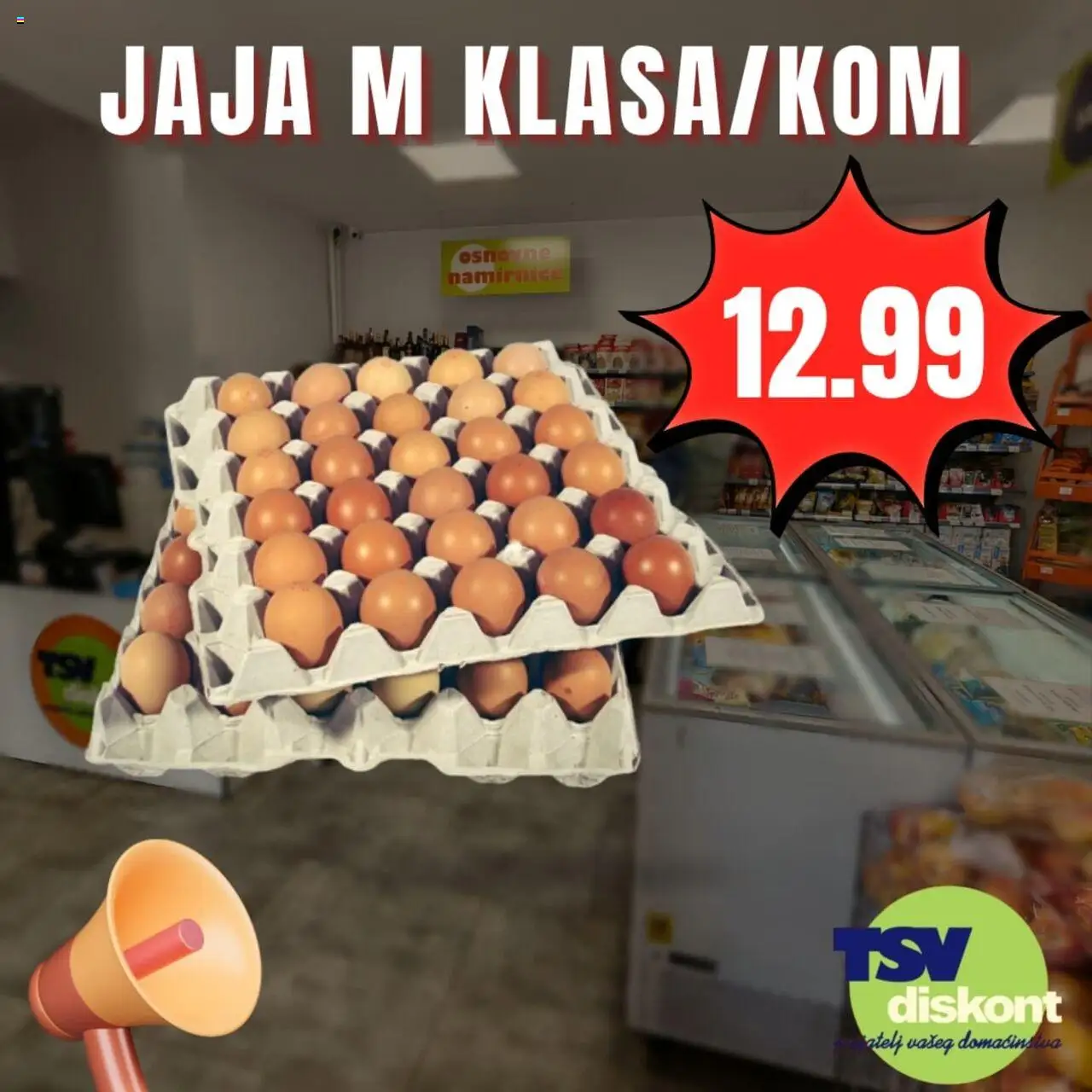 TSV Diskont katalog - važi od 31.07.2025 | Strana: 1 | Proizvode: Jaja