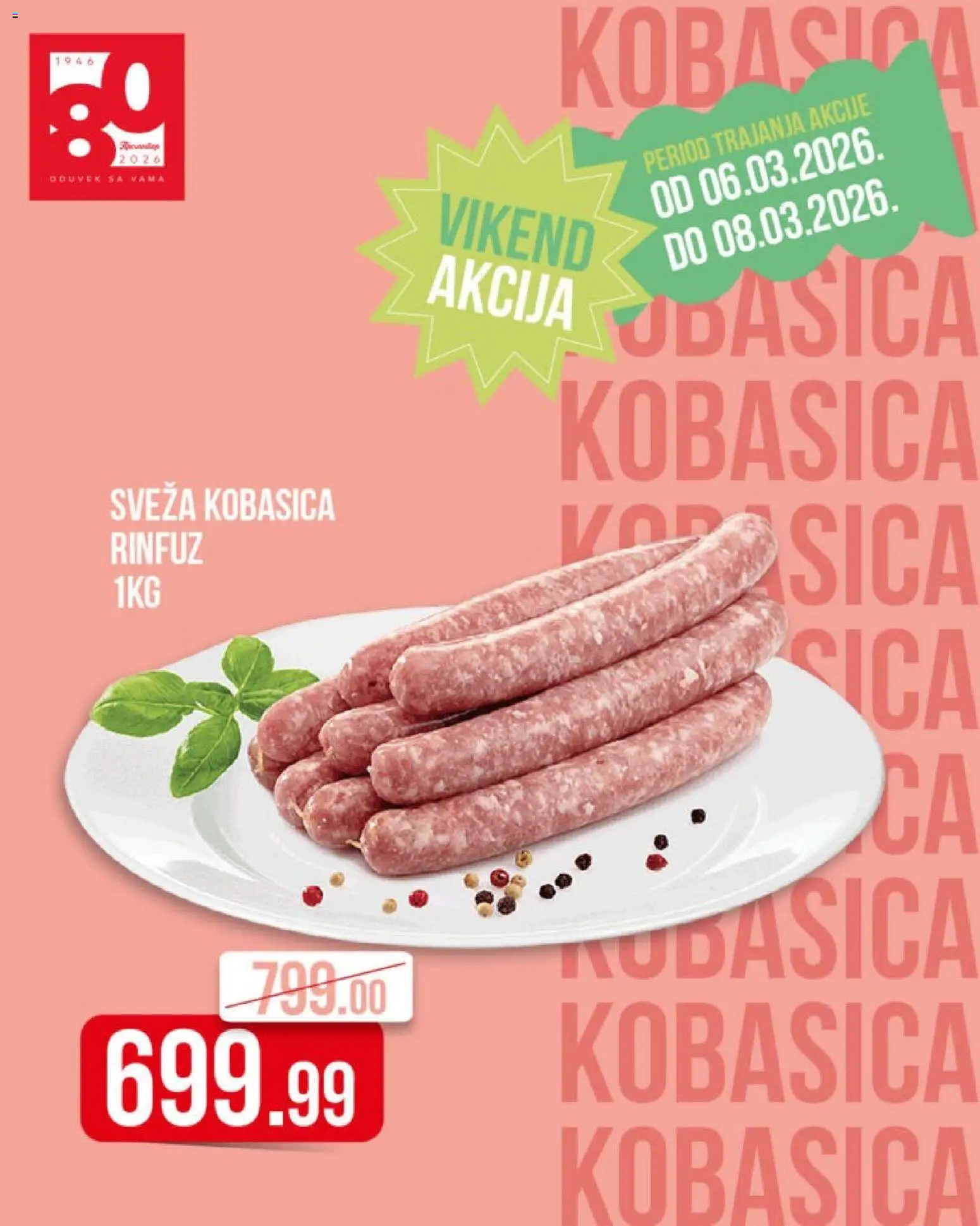 Metalac Proleter katalog - važi od 06.03.2026 | Strana: 2 | Proizvode: Kobasica
