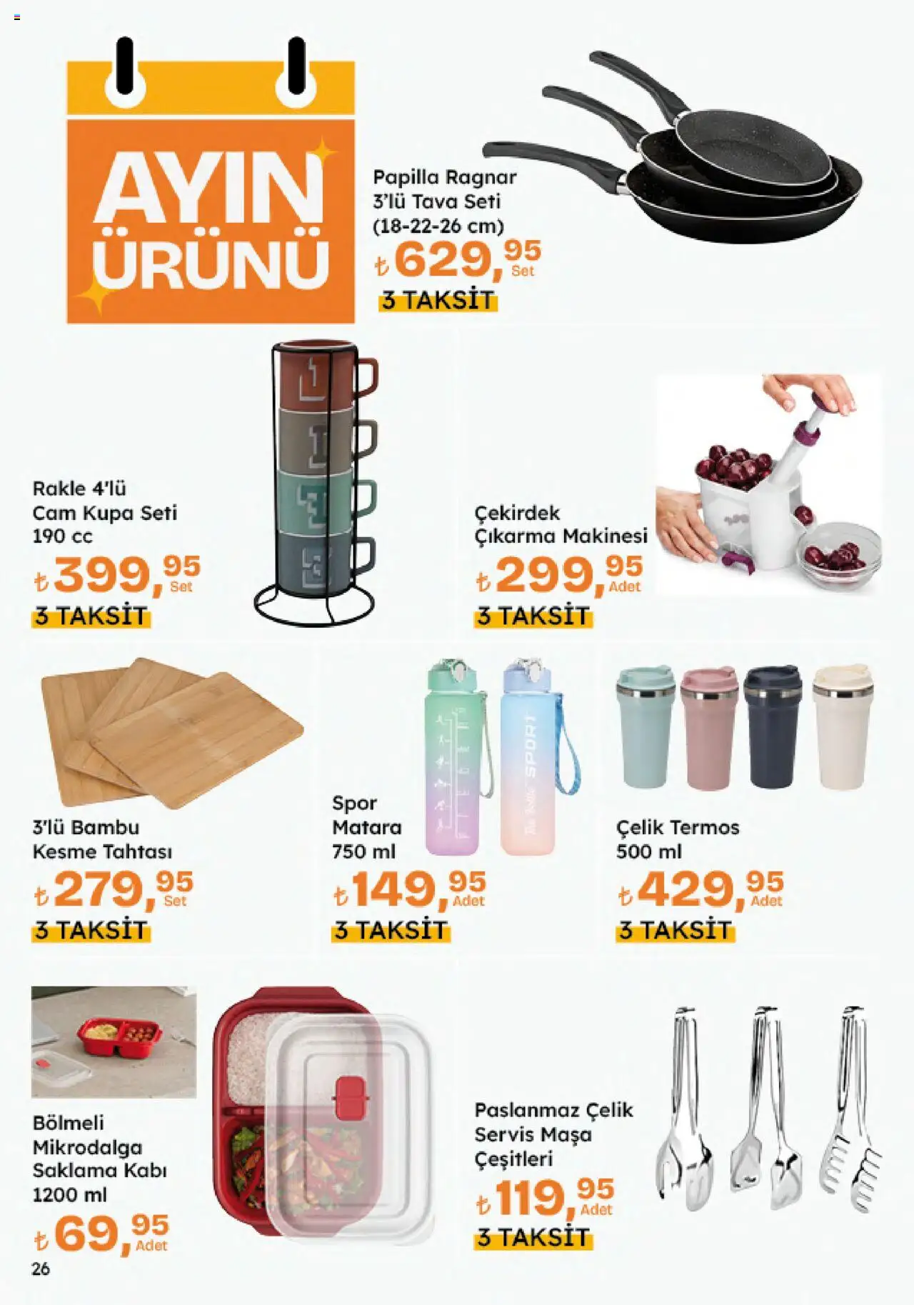 Migros Katalog - Migroskop - 07.08.2025 tarihinden itibaren geçerlidir | Sayfa: 116 | Ürünler: Masa, Termos, Tava seti
