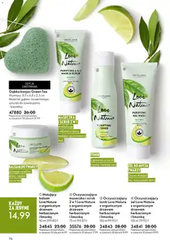 Pogląd oferty "Oriflame Katalog 4 2026" - ważna od 04.03.2026 | Strona: 96 | Produkty: Limonka, Makijaż, Gąbka, Lotion