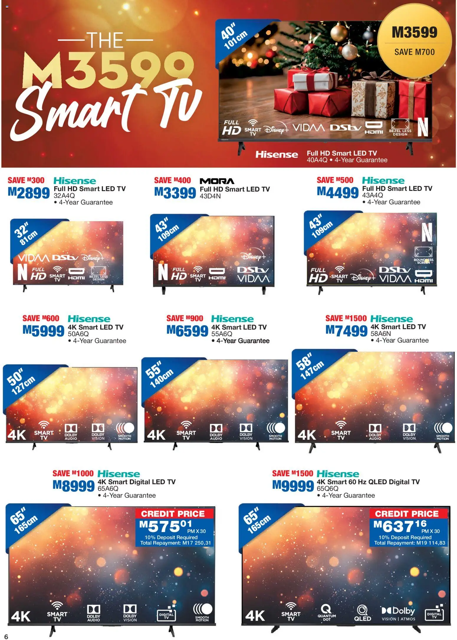 New OK Furniture catalogue – valid from 08.12.2025 | Page: 6 | Products: Audio, TV