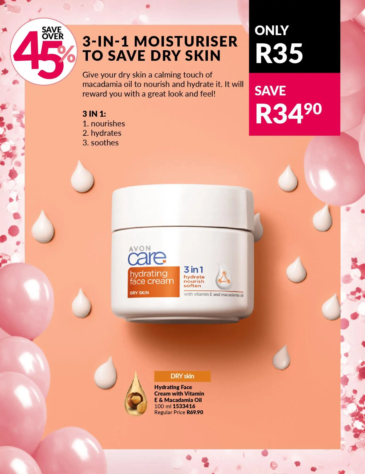 New Avon catalogue – valid from 24.01.2026 | Page: 20 | Products: Oil, Cream