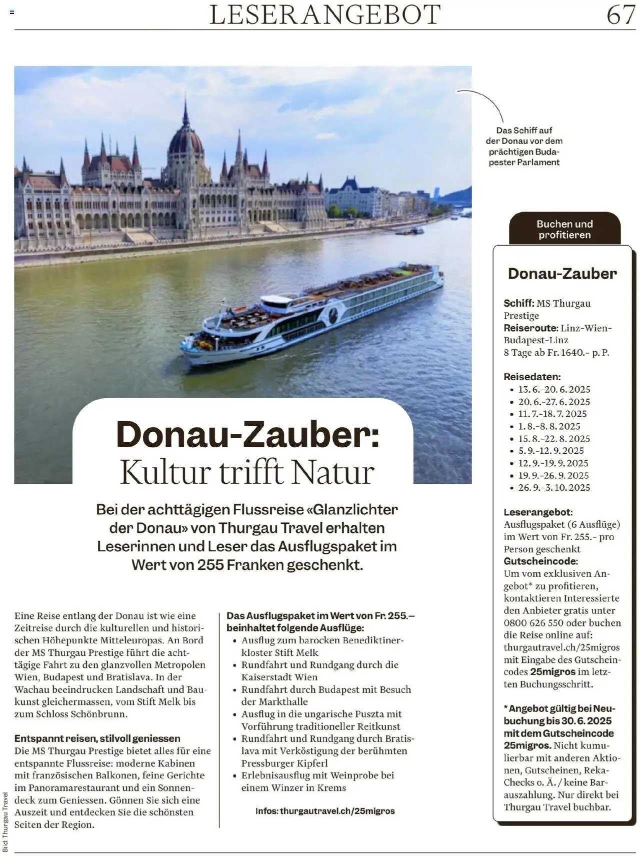 Migros Magazin ab 03.06.2025 | Seite: 67