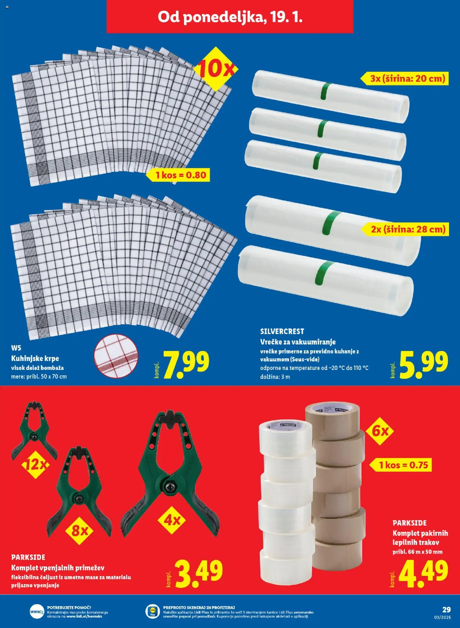 Novi Lidl katalog ponudbe – veljaven od 15.01.2026 | Stran: 47 | Izdelki: Kos