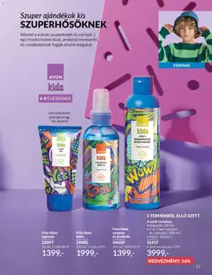 Katalógus AVON 2026 márciusi - amely érvényes a következő dátumtól: 01.03.2026 | Oldal: 171 | Termékek: Body, Kölni, Sampon, Tusfürdő
