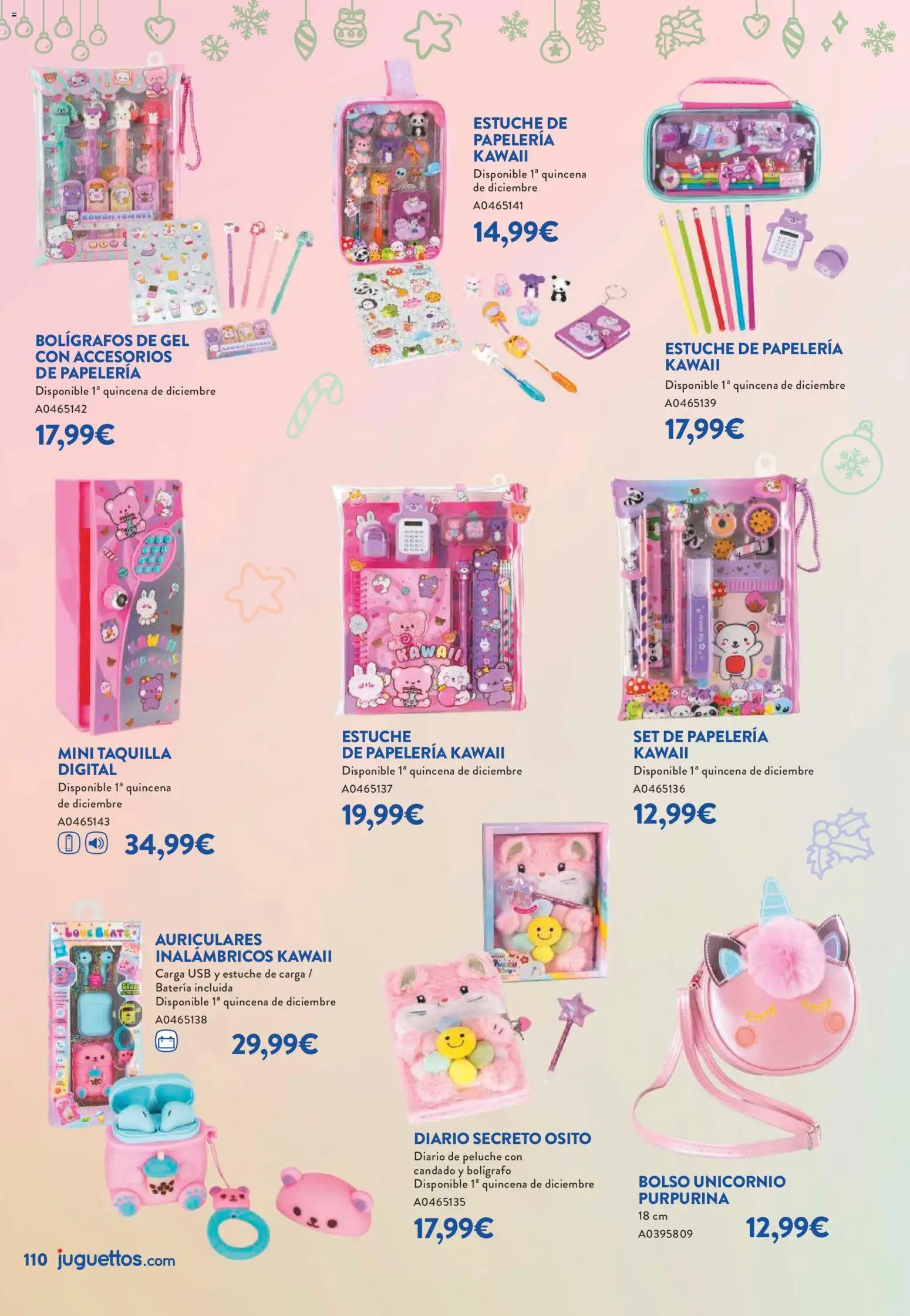 Juguettos catálogo Navidad │ válido desde el 27.10.2025 | Página: 110 | Productos: Bolso, Auriculares, USB, Batería