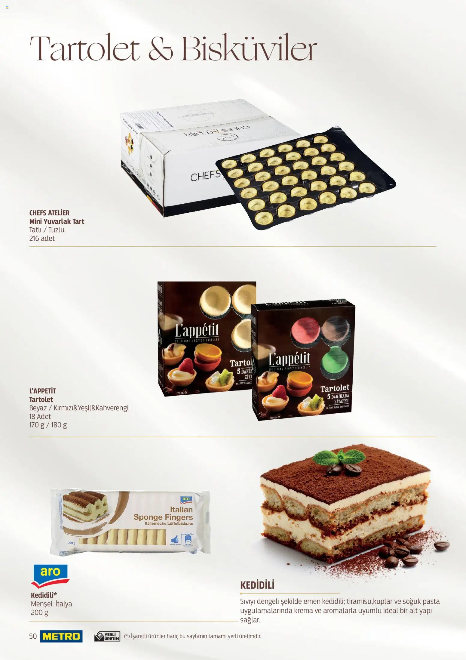 Metro - Pastacılık Kataloğu - 06.04.2026 tarihinden itibaren geçerlidir | Sayfa: 50 | Ürünler: Krema