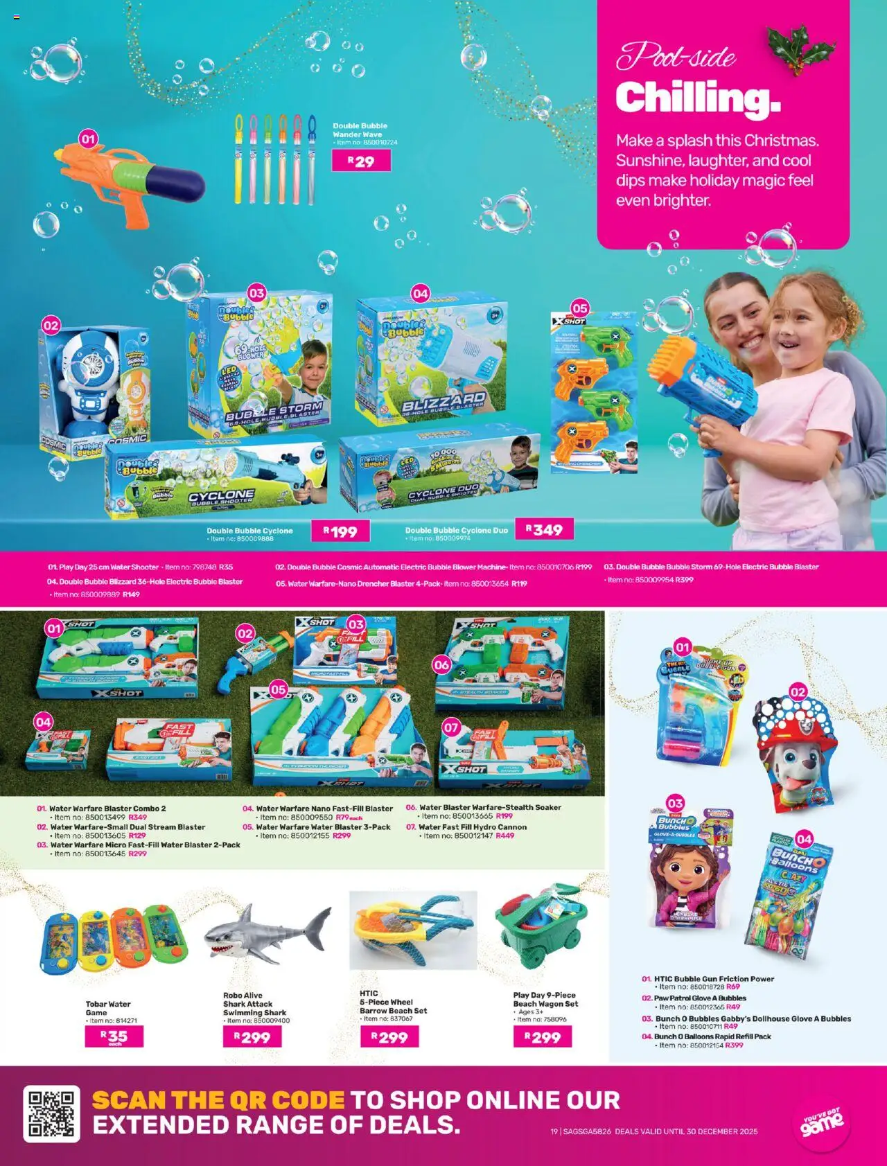 New Game catalogue – valid from 20.10.2025 | Page: 19 | Products: Glove, Light, Water