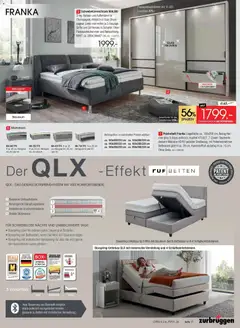 Zurbrüggen - Zurbrüggen: Ihr Einrichtungshaus der Extraklasse ab 20.02.2026 gültig | Seite: 17 | Produkte: Schwebetürenschrank, Polsterbett, Box