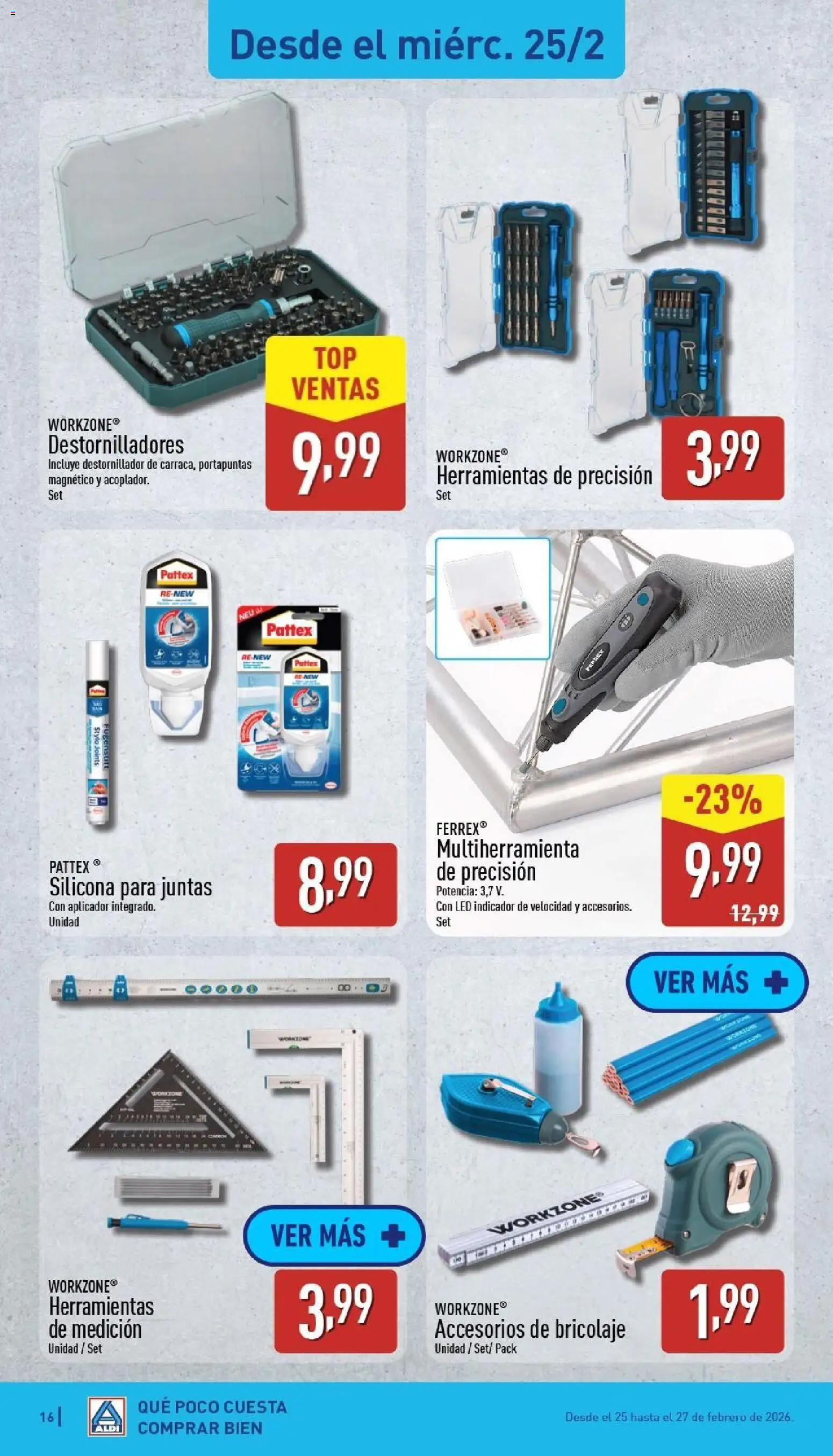 Aldi folleto Baleares │ válido desde el 23.02.2026 | Página: 16