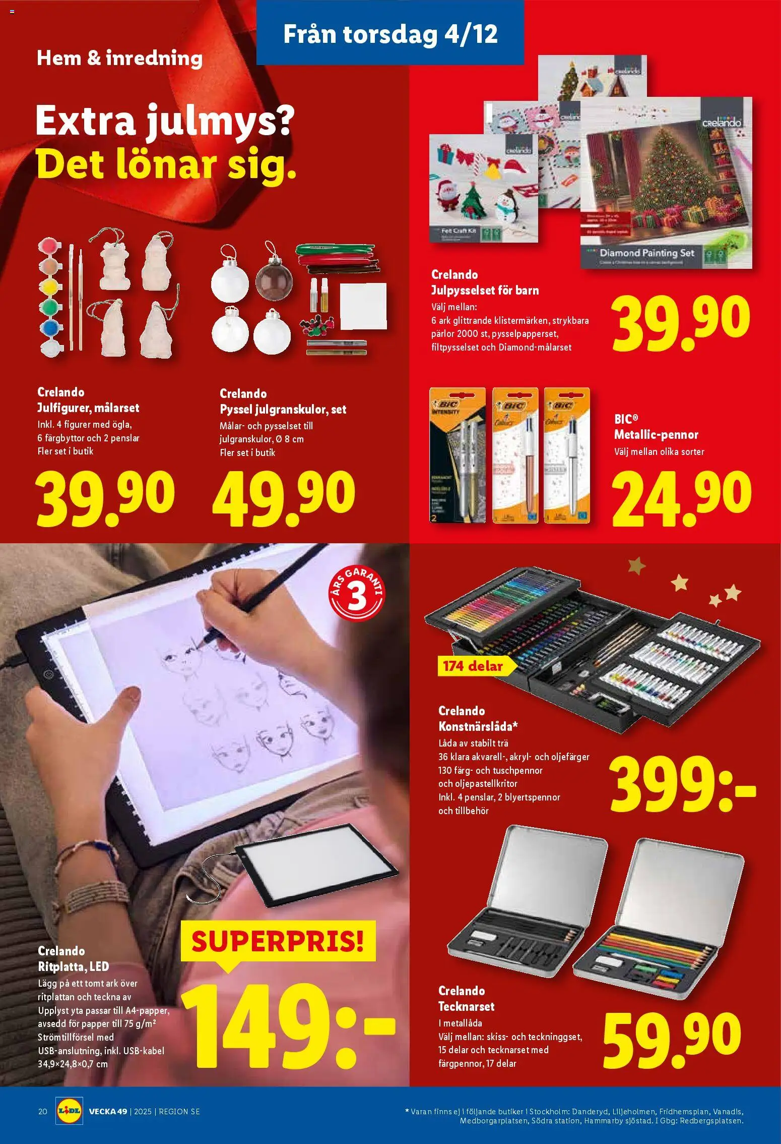 Lidl reklamblad aktuell från 01.12.2025 | Sida: 24 | Produkter: Låda, Set, Papper