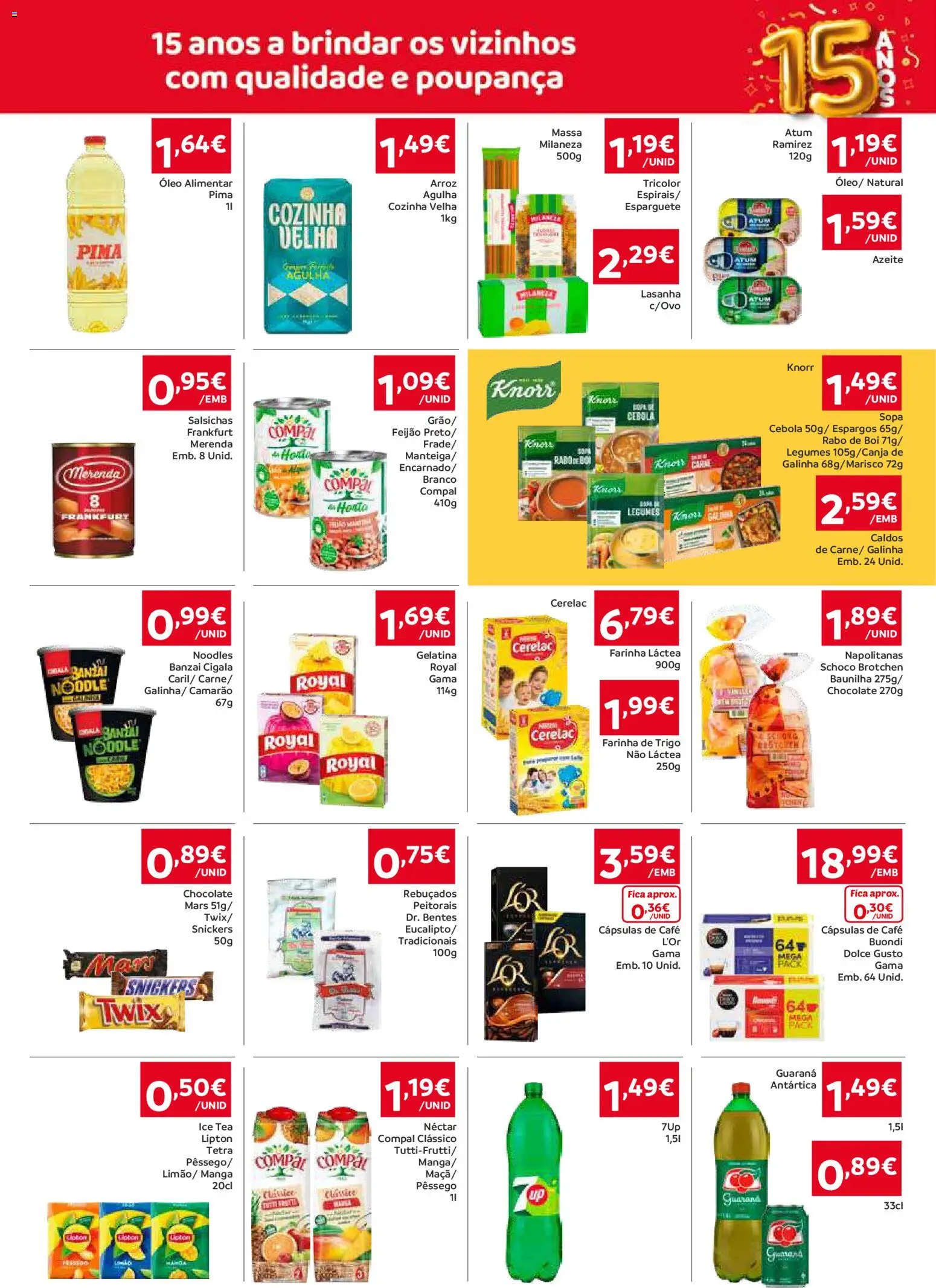 Amanhecer Folheto Madeira │ válido de 08.01.2026 | Página: 7 | Produtos: Gelatina, Knorr, Sopa, Carne