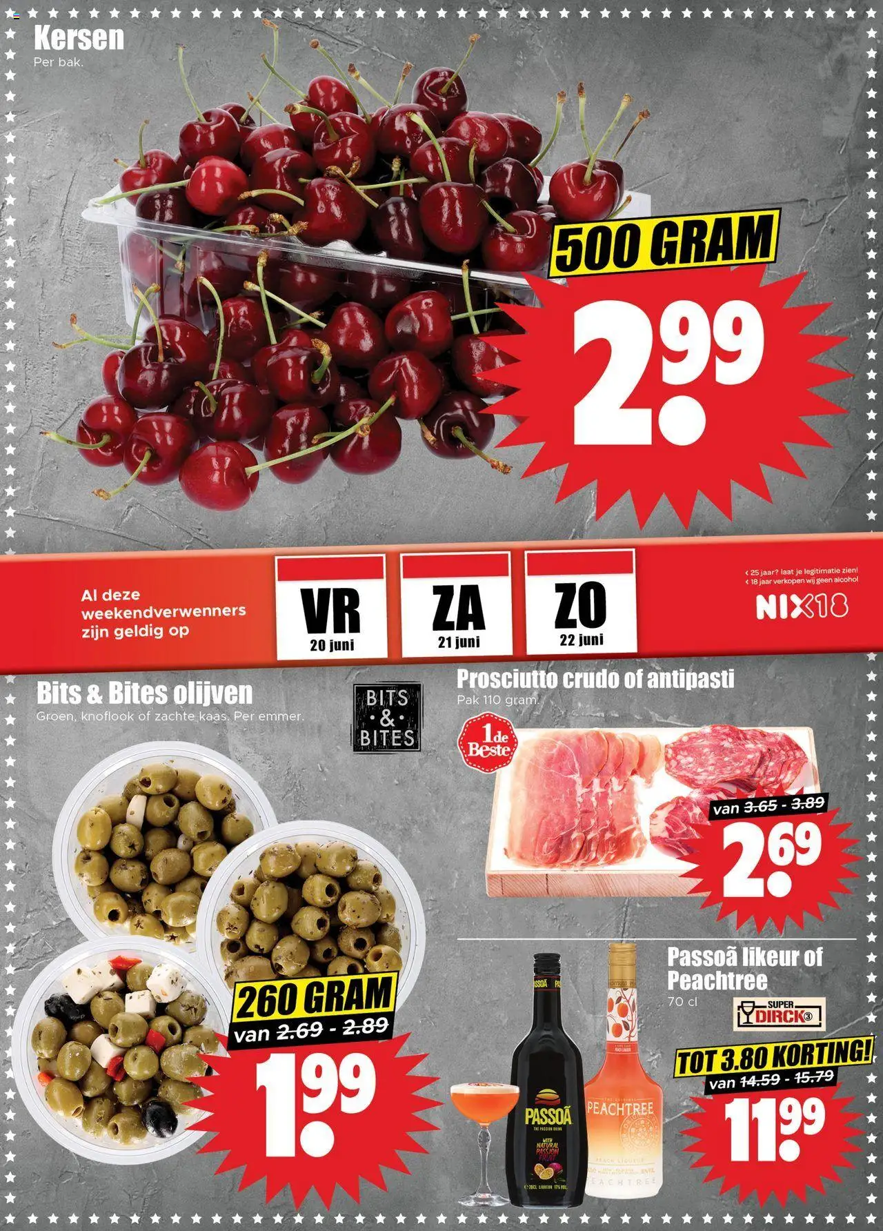 | Pagina: 31 | Producten: Kersen, Ham, Alcohol, Knoflook