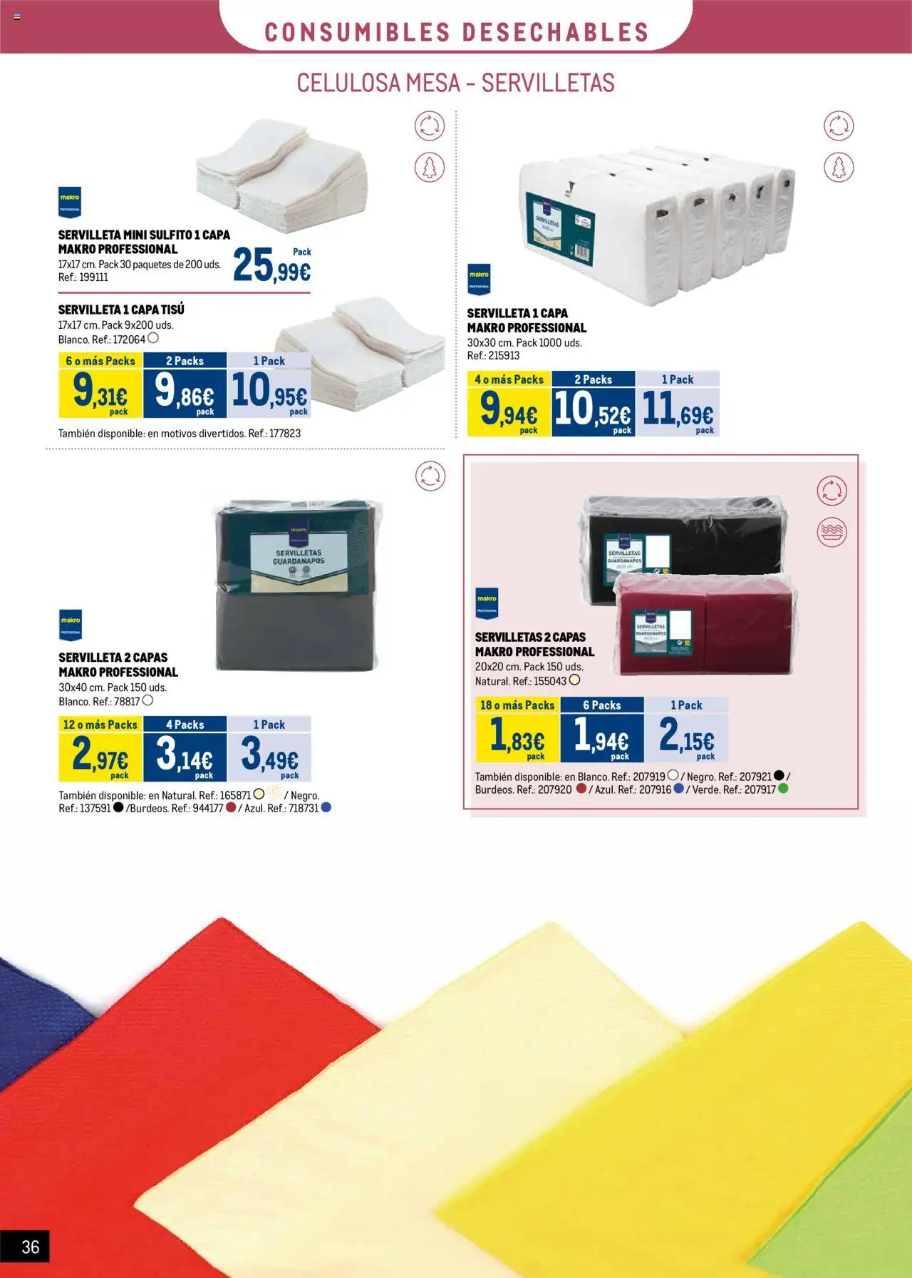 Makro - Desechables Take Away Canarias │ válido desde el 07.07.2025 | Página: 36 | Productos: Mesa