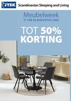 JYSK - Folder - Voorbeeld van een folder van JYSK, geldig van 11.08.2025