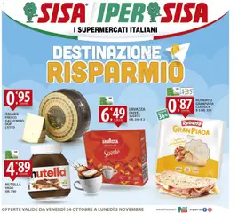 Anteprima del volantino Volantino SISA	 valido a partire dal 24.10.2025