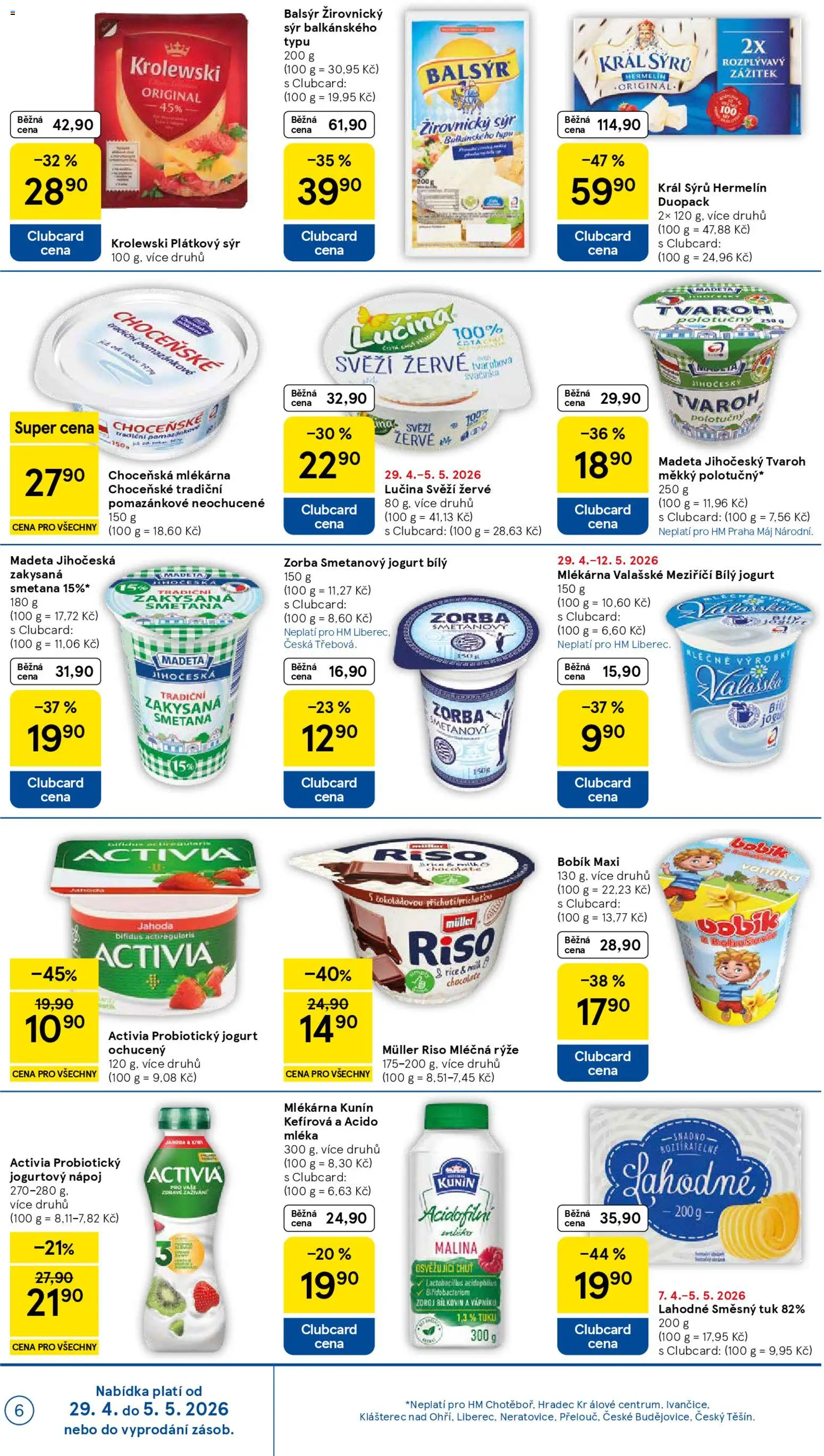 Toto nesmíte zmeškat - aktuální slevy v letáku Tesco 29.04.2026! | Česko