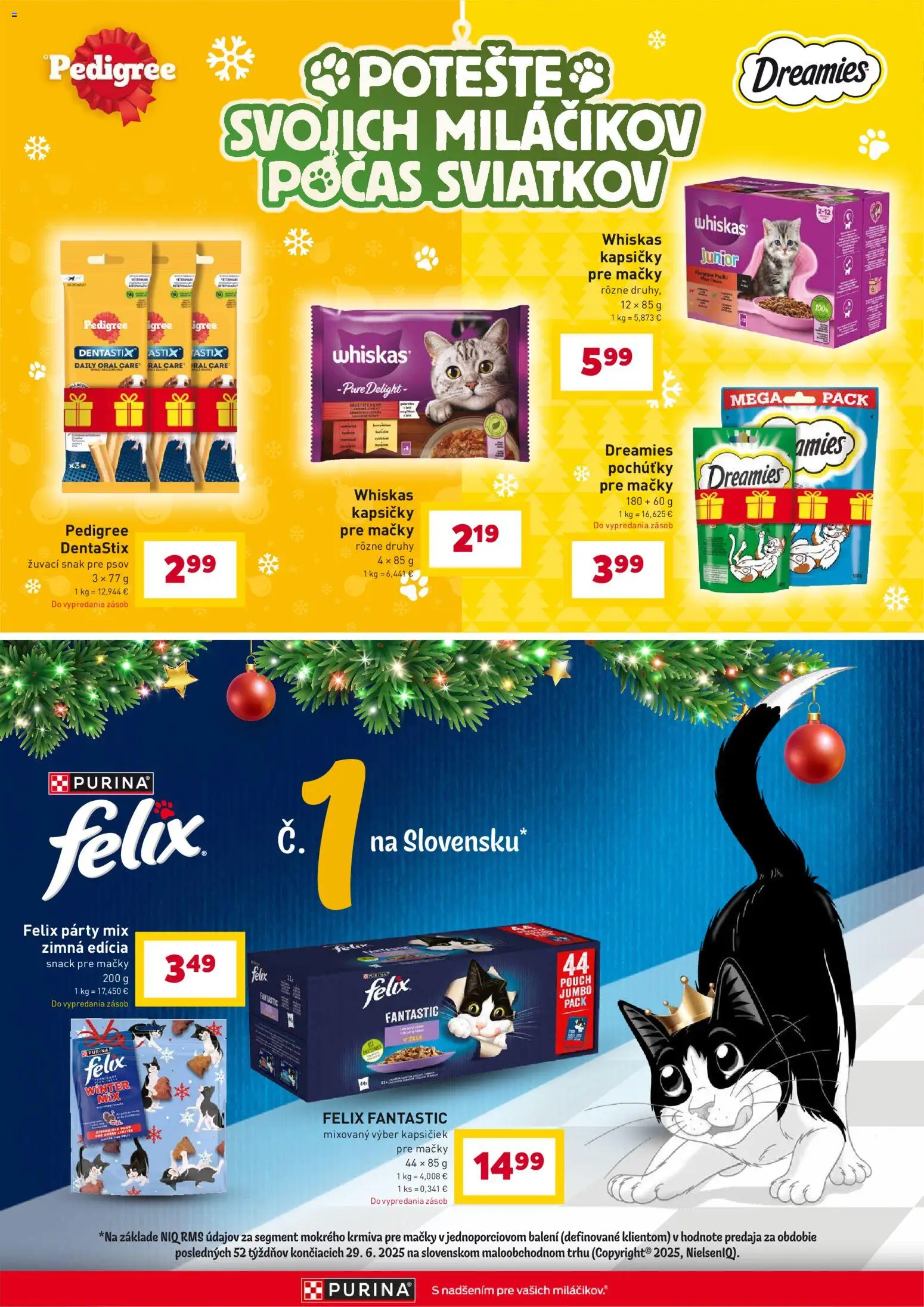 Nové Billa akcie – leták je platný od 19.11.2025 | Strana: 21 | Produkty: Felix, Whiskas