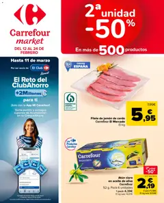 Vista previa Carrefour Market folleto válido desde el 12.02.2026