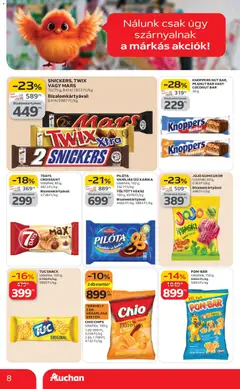 Auchan - Kedvenc Márkáink - amely érvényes a következő dátumtól: 05.02.2026 | Oldal: 8