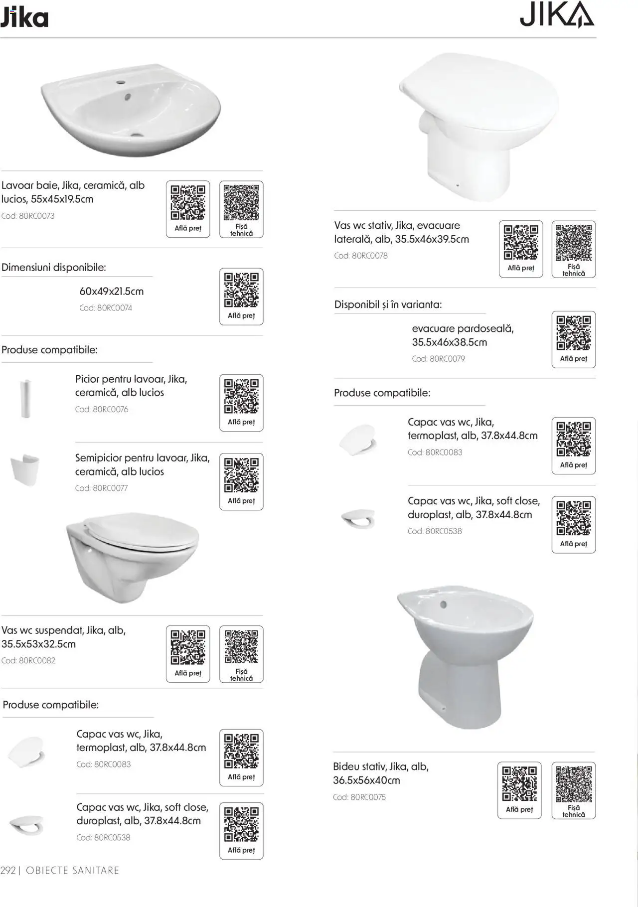 Catalog Romstal – valabil de la 25.11.2024 | Pagină: 292 | Produse: Lavoar