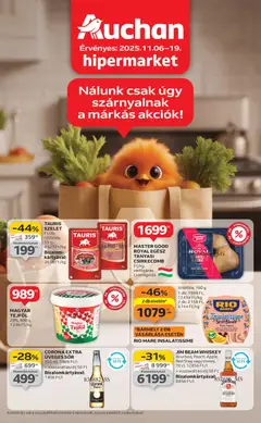 Auchan - Hipermarket márkás akciók - amely érvényes a következő dátumtól: 06.11.2025