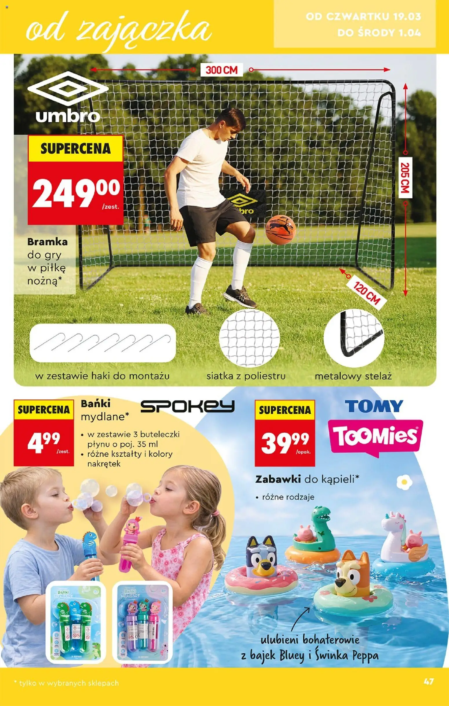 Biedronka gazetka - Hity i inspiracje od 14.03.2026 | Strona: 47 | Produkty: Siatka, Gry