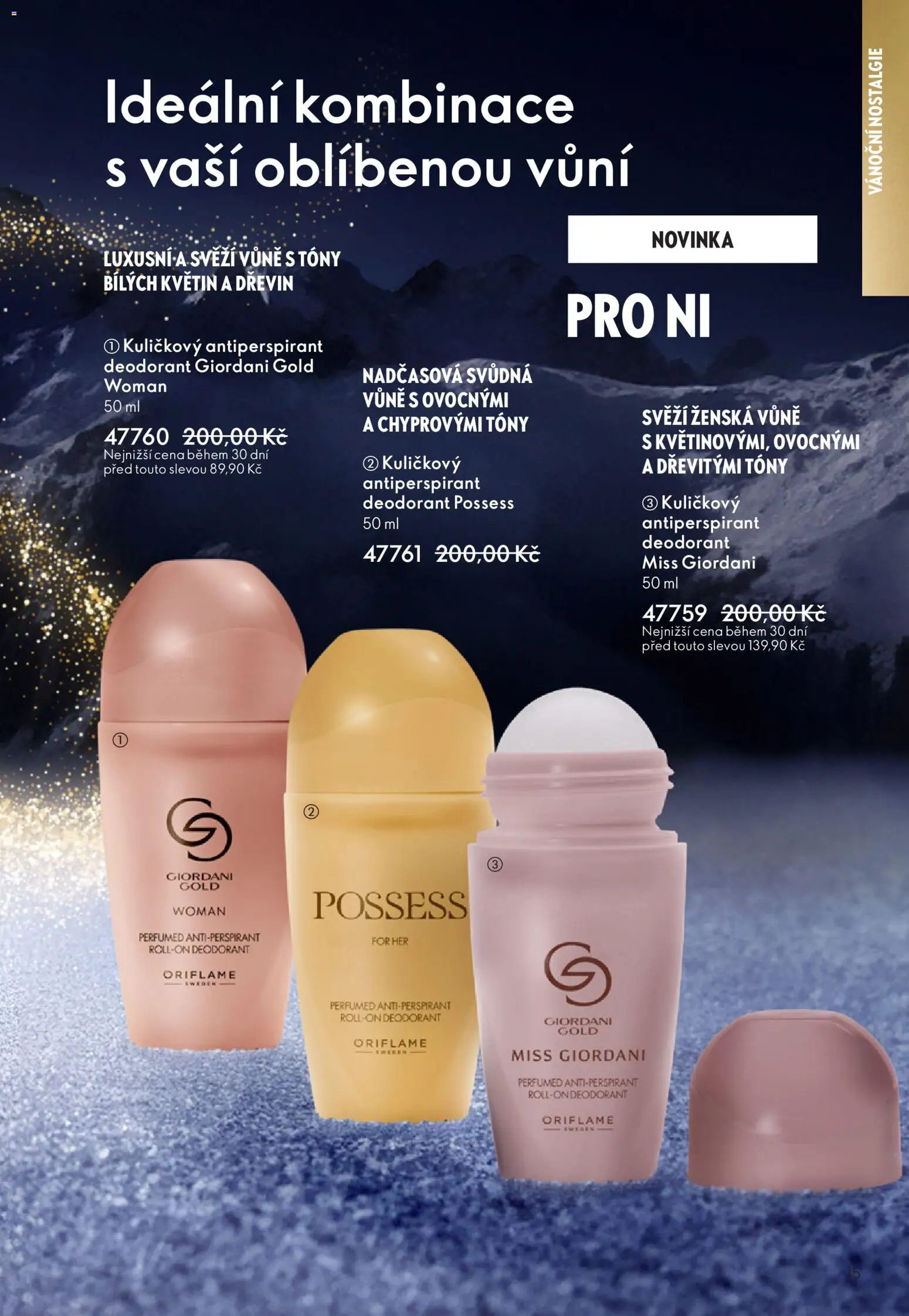 Oriflame Black Friday od 12.11.2025 | Strana: 15 | Produkty: Deodorant, Antiperspirant