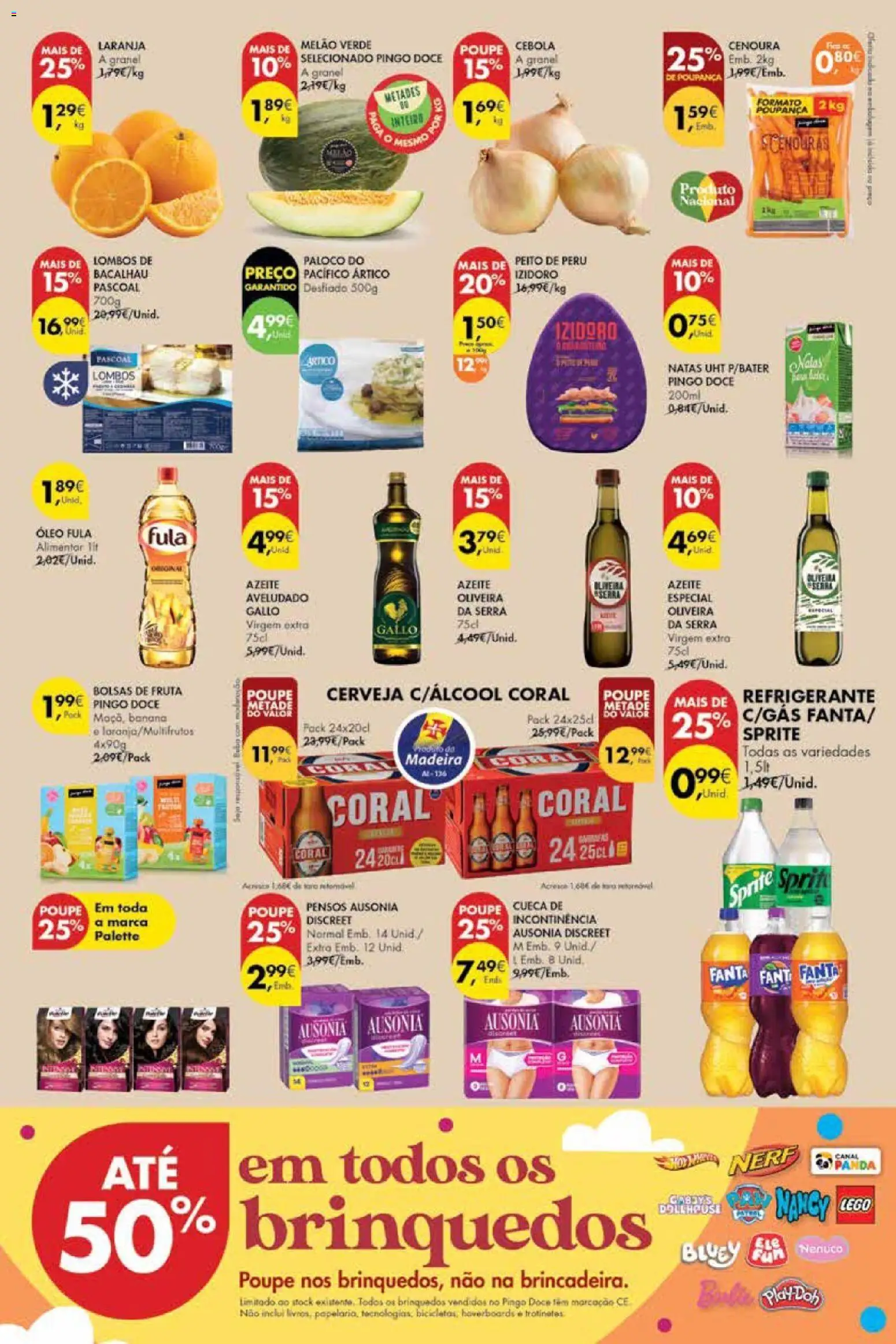 Pingo Doce Poupe este Fim de Semana Madeira │ válido de 16.01.2026 | Página: 2 | Produtos: Refrigerante, Peito de peru, Óleo, Cenoura