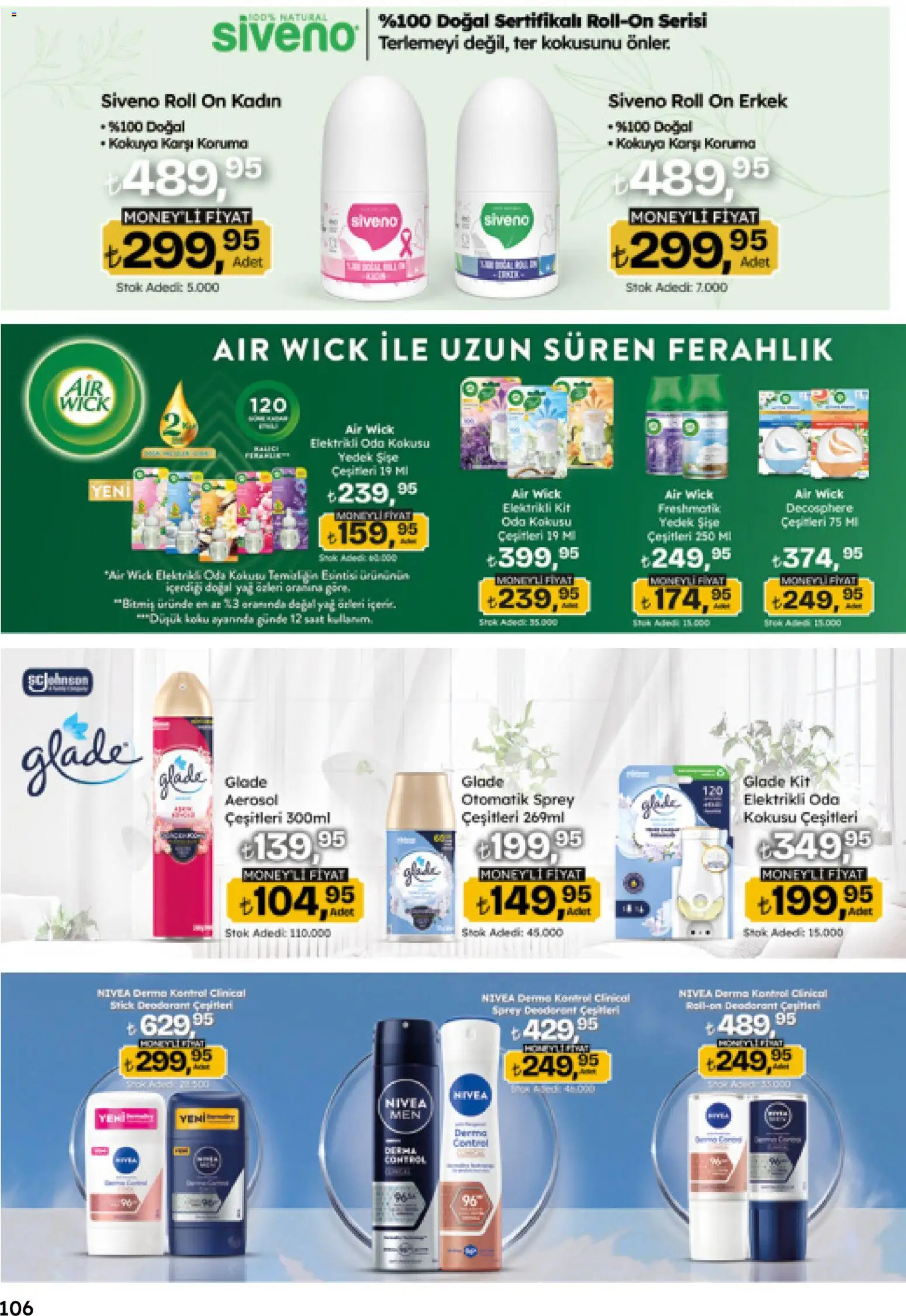 Migros Katalog - Migroskop - 16.04.2026 tarihinden itibaren geçerlidir | Sayfa: 106 | Ürünler: Oda kokusu, Deodorant, Yağ, Saat
