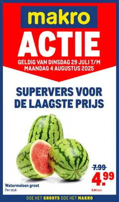 Makro - Versdeals - Voorbeeld van een folder van Makro, geldig van 29.07.2025