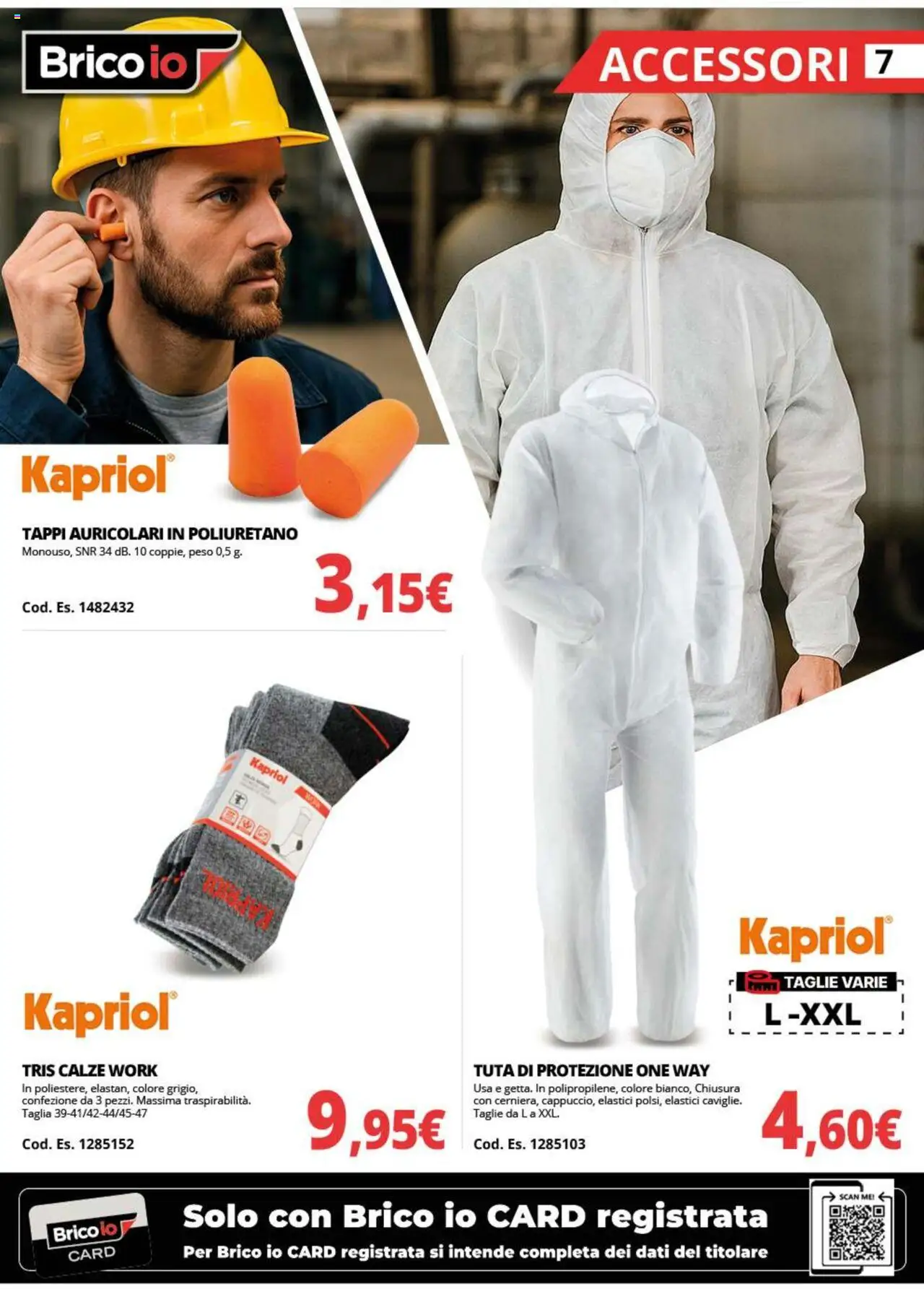 Volantino Brico io del 20.10.2025 | Pagina: 7 | Prodotti: Auricolari, Elastici