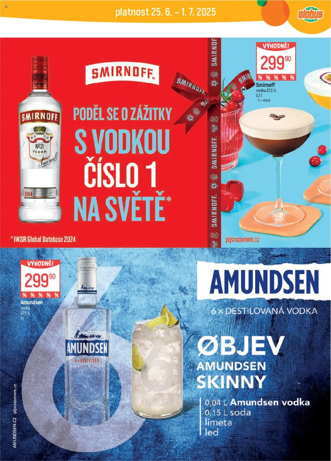 Globus leták od 25.06.2025 | Strana: 28 | Produkty: Globus, Vodka, LED