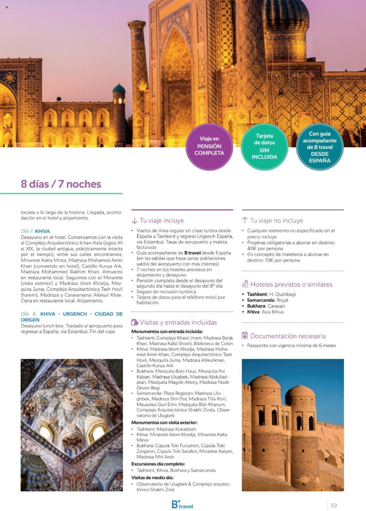 B the travel brand Viajeros Expertos Internacional 2026 │ válido desde el 03.10.2025 | Página: 39 | Productos: Maleta, Teléfono, Biblioteca
