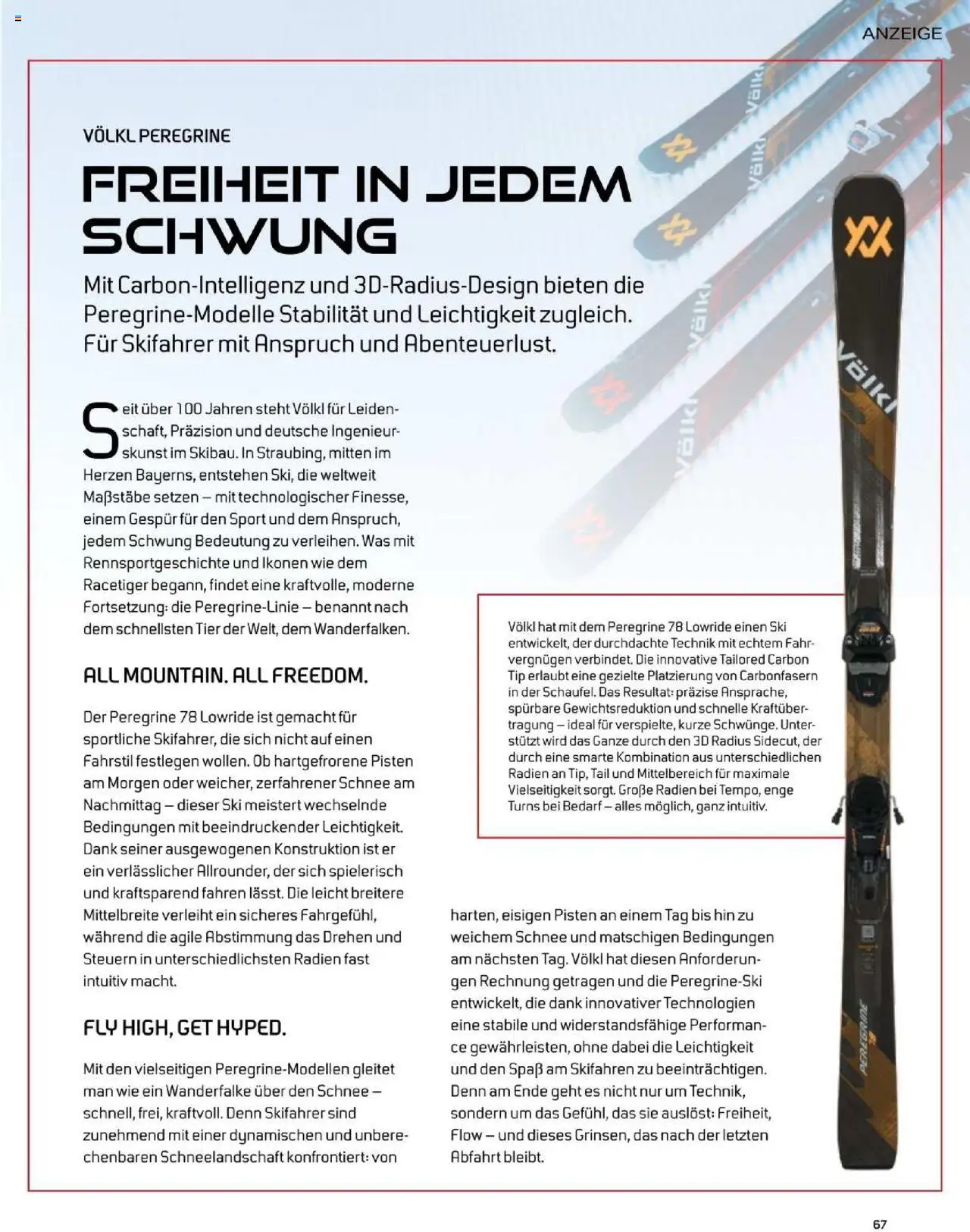 Sport2000 Prospekt Home of Schnee erleben – gültig ab 23.09.2025 | Seite: 67 | Produkte: Ski